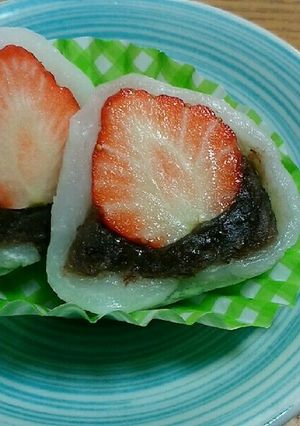 お持たせの「いちご大福」-レシピのメイン写真