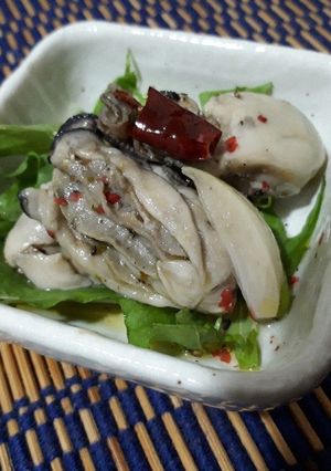 牡蠣のコンフィ-レシピのメイン写真