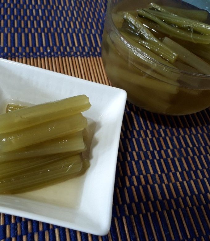セリの風味を生かした薄味煮（下処理含む）-レシピのメイン写真
