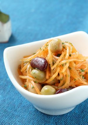 〈くらし薬膳〉にんじんと豆のマリネ-レシピのメイン写真