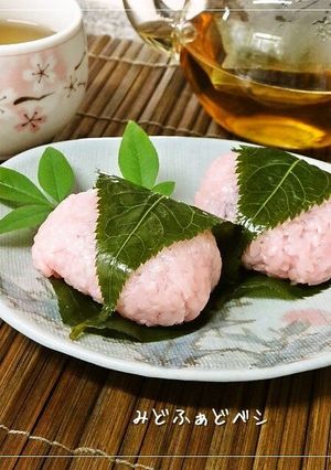 ストウブ鍋で炊くもち米の✿桜餅✿-レシピのメイン写真