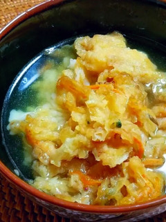 天丼あと茶漬け-レシピのメイン写真