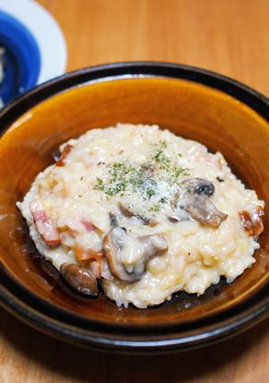 ベーコンのチーズリゾット-レシピのメイン写真
