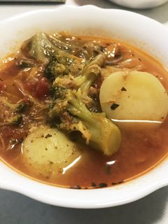 新じゃがとツナのトマトスープ-レシピのメイン写真