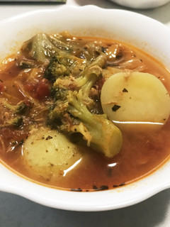 新じゃがとツナのトマトスープ-レシピのメイン写真