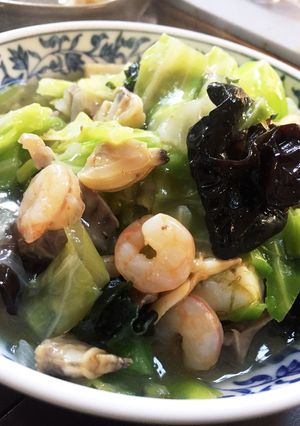 シーフードミックスとキャベツの中華煮-レシピのメイン写真