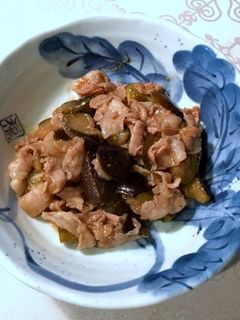 簡単★なすと豚バラ肉の味噌炒め-レシピのメイン写真