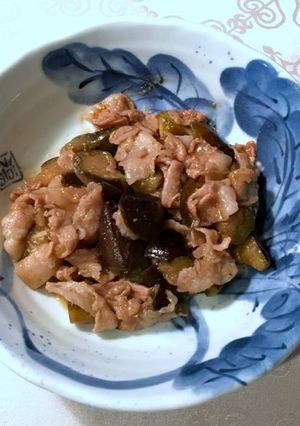 簡単★なすと豚バラ肉の味噌炒め-レシピのメイン写真
