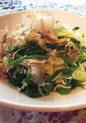 ほうれん草と春キャベツの和え物-レシピのメイン写真