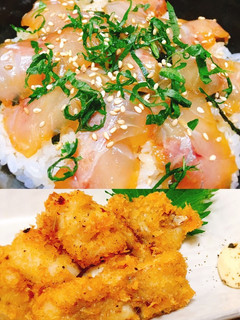 イシモチの漬け丼&卵を使わないフライ-レシピのメイン写真