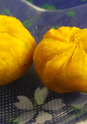 レンジでかぼちゃきん絞り♪-レシピのメイン写真