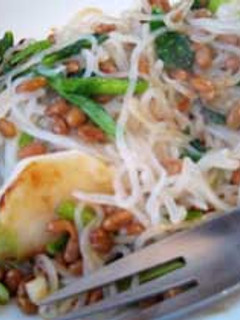 【ダイエット】納豆とかぶの白滝パスタ-レシピのメイン写真