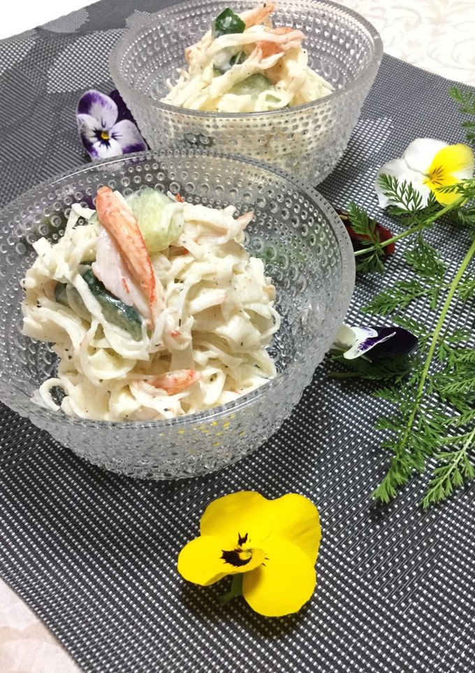 <簡単・作り置き>大根とカニカマサラダ-レシピのメイン写真