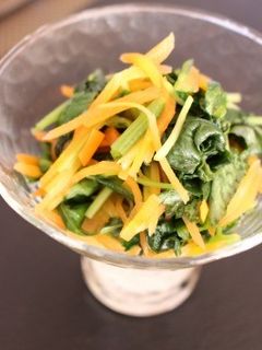 小松菜と三つ葉の和え物-レシピのメイン写真