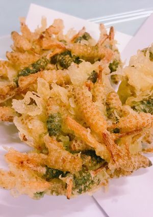 春☆サクッと!つくしの天ぷら(かき揚げ)-レシピのメイン写真