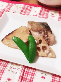 鰤とレンコンの味噌炒め-レシピのメイン写真