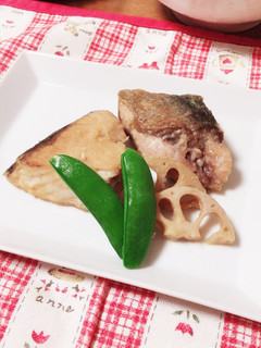 鰤とレンコンの味噌炒め-レシピのメイン写真