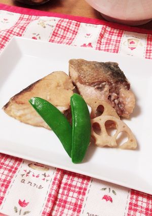 鰤とレンコンの味噌炒め-レシピのメイン写真