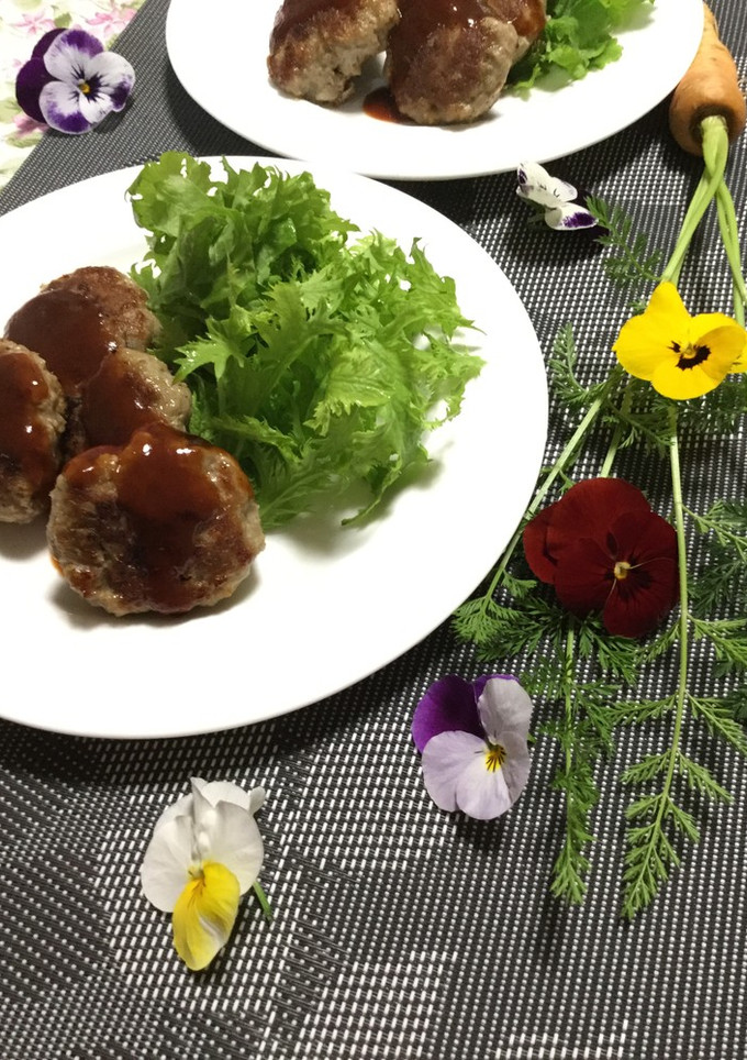 <簡単・作り置き>蓮根ハンバーグ-レシピのメイン写真