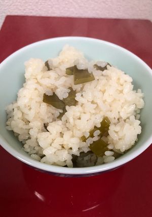 生茎わかめご飯-レシピのメイン写真