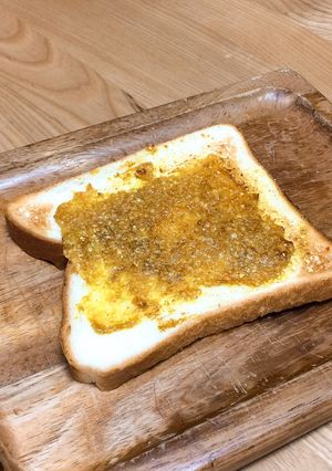 カレー粉で！簡単☆カレー味トースト-レシピのメイン写真
