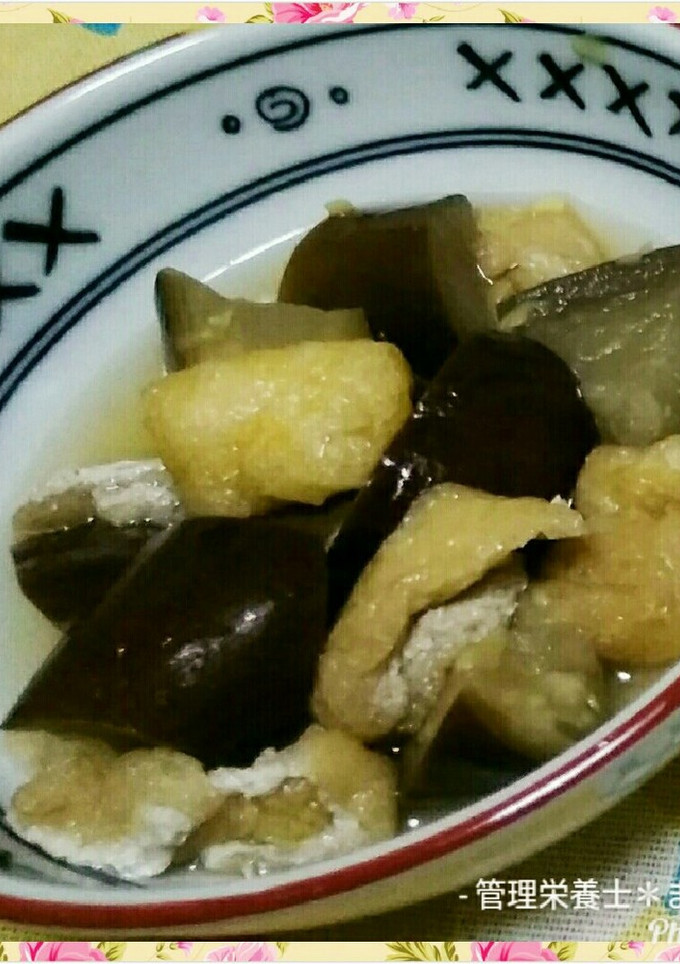 なすと油揚げの煮物-レシピのメイン写真