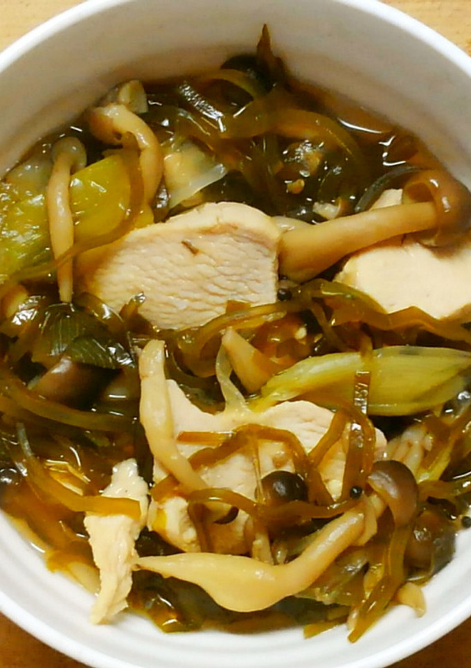 簡単✾鶏むね肉と切り昆布としめじの煮物❀-レシピのメイン写真