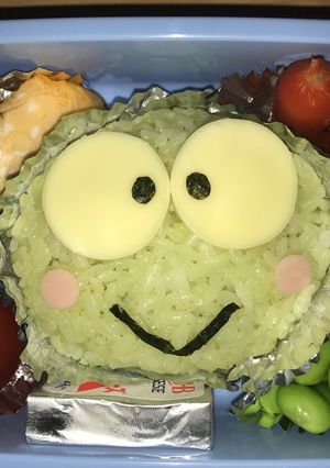 けろけろけろっぴ キャラ弁 弁当 カエル-レシピのメイン写真
