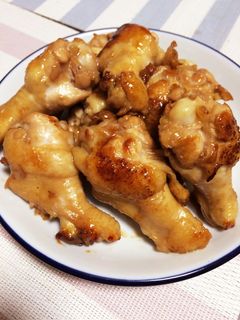 お手軽 手羽元の甘辛煮-レシピのメイン写真