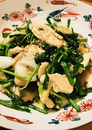 シンプル★鶏肉のニラ&ネギ炒め-レシピのメイン写真
