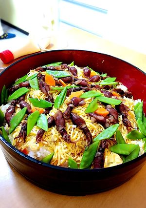 酢味噌マヨが斬新☆ほたるいかのちらし寿司-レシピのメイン写真