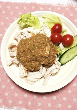 ムネ肉でもしっとり蒸し鶏-レシピのメイン写真