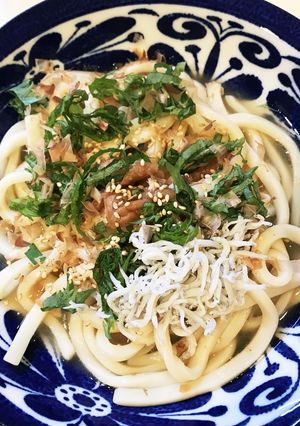 梅しそスープうどん-レシピのメイン写真