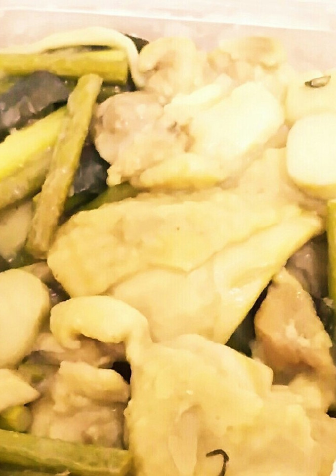 鶏肉とにんにくの芽の炒め物、5日-レシピのメイン写真