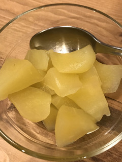 離乳食から!砂糖不使用レンチン煮りんご-レシピのメイン写真