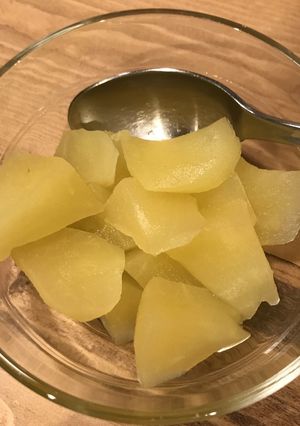 離乳食から！砂糖不使用レンチン煮りんご-レシピのメイン写真