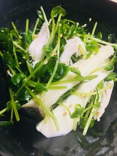 豆苗の和え物*簡単美味しいダイエット-レシピのメイン写真