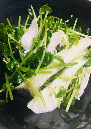 豆苗の和え物*簡単美味しいダイエット-レシピのメイン写真