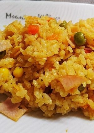 カレーの炊き込みピラフ♪-レシピのメイン写真