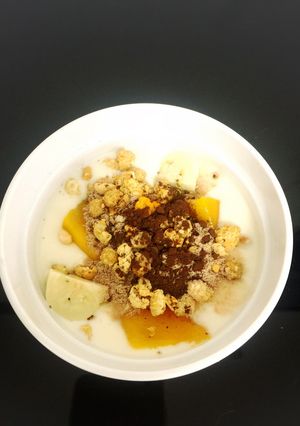 筋トレ後のプロテインチョコレートデザート-レシピのメイン写真