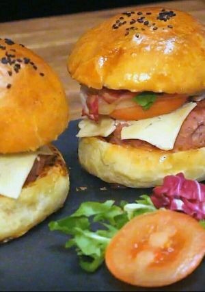バーガーバンズ♥美味しいバーガーパン-レシピのメイン写真