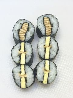 寿司型・模様巻き(つくしちゃん)-レシピのメイン写真