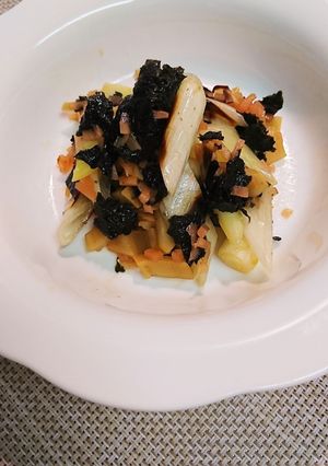メンマと焼きネギの和え物-レシピのメイン写真
