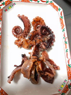 干しイイダコの焼き方〜(o˘◡˘o)♡-レシピのメイン写真