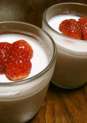 ゼライスで作るイチゴのババロア-レシピのメイン写真