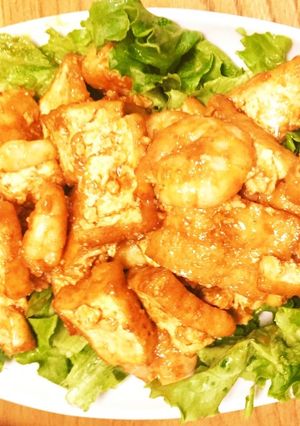 海老と厚揚げのマヨケチャ中華風-レシピのメイン写真