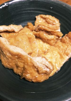 おあげさんの甘辛煮-レシピのメイン写真