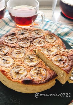 お砂糖なしバナナヨーグルトケーキ(動画有-レシピのメイン写真