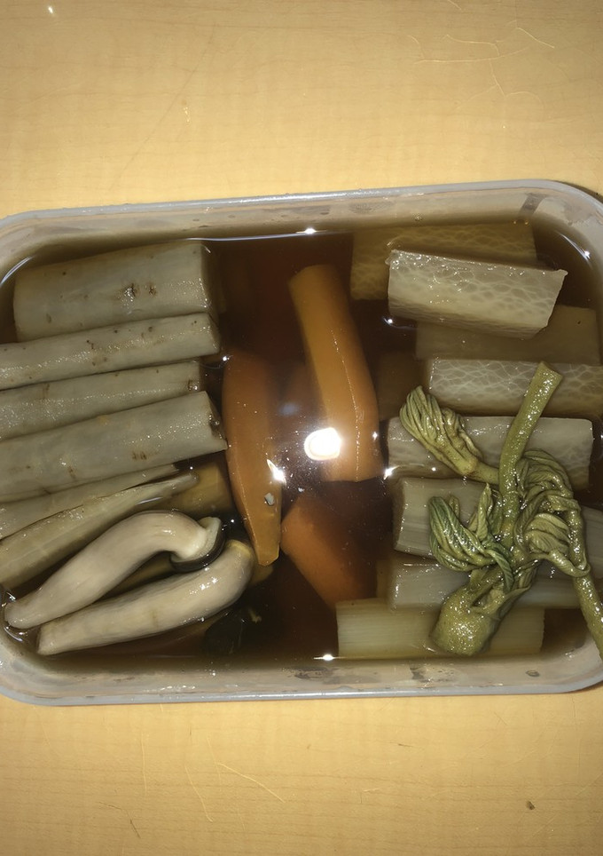 ウドと根菜の煮物-レシピのメイン写真