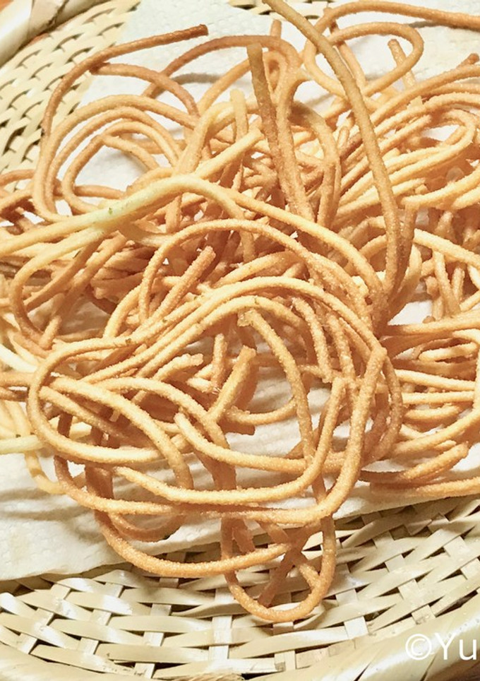 ＊マクロビ＊カムートうどん塩かりんとう-レシピのメイン写真